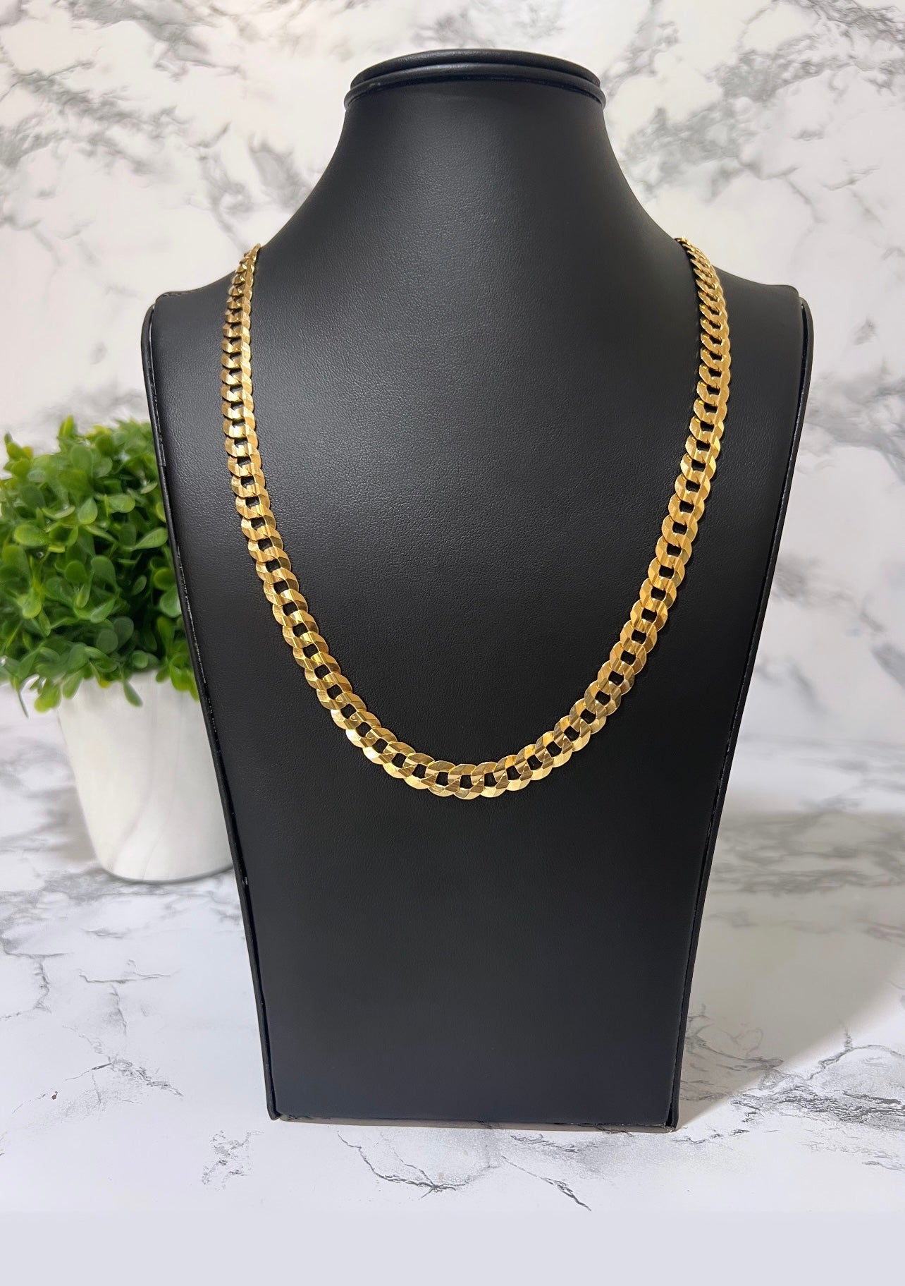 14k Solid Cuban Chain